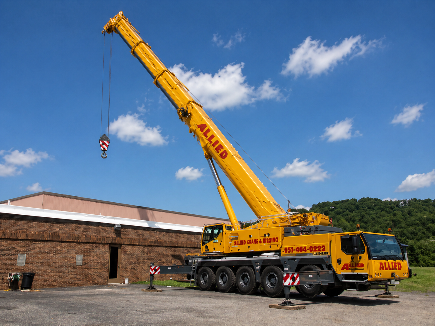 Allied Crane and Rigging crane service and rigging work