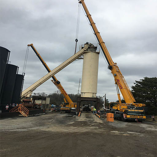 Harrison Asphalt crane support