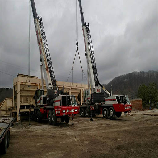 Asphalt plant crane project in Knoxville
