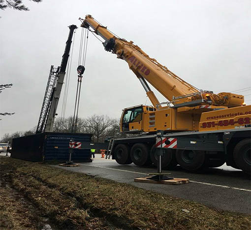 Heavy machinery moving Tennessee